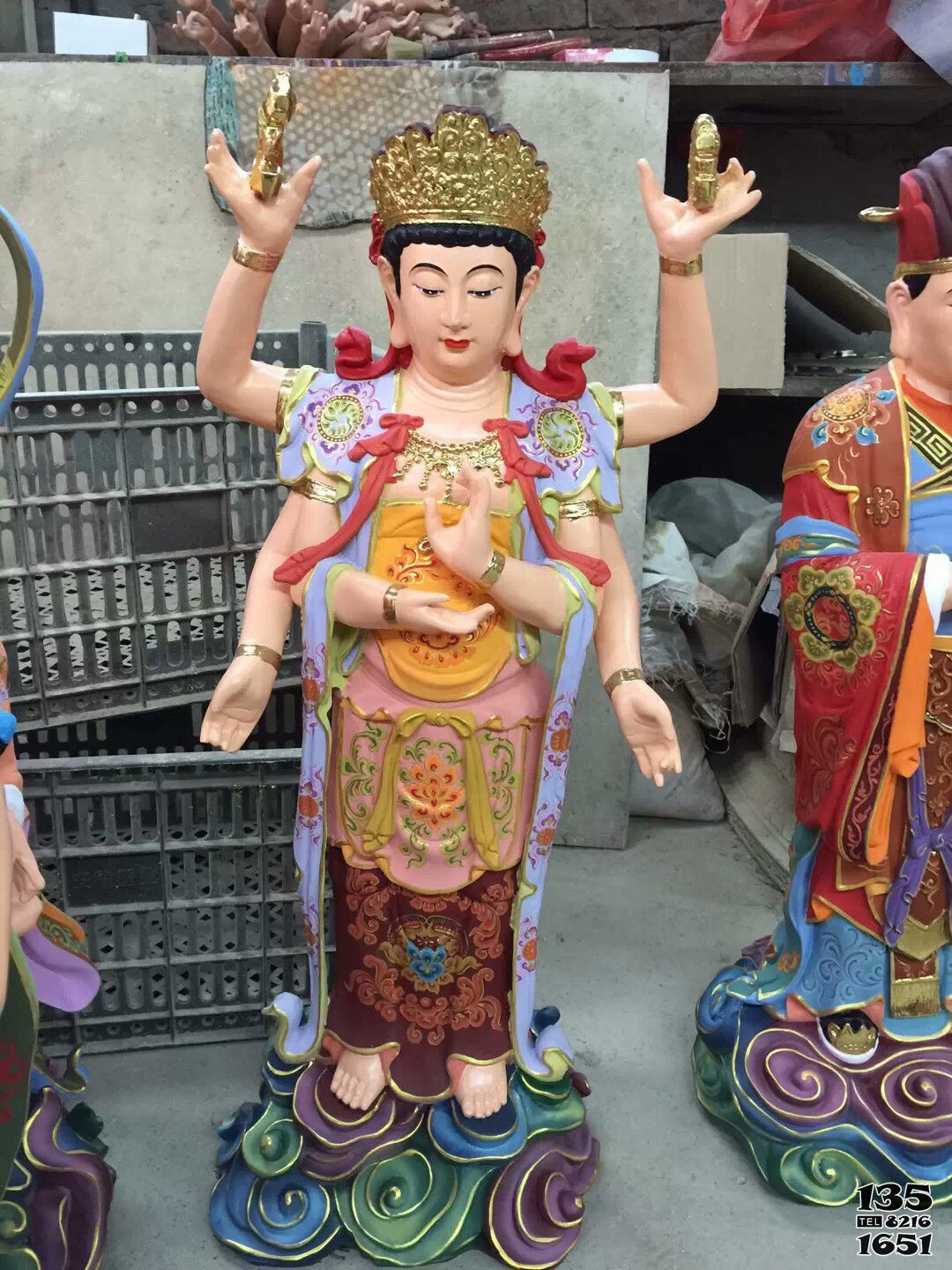 二十四諸天雕塑-菩薩樹脂雕像寺廟供奉玻璃鋼二十四諸天雕塑 二十四諸天雕塑-菩薩樹脂雕像寺廟供奉玻璃鋼二十四諸天雕塑高清圖片