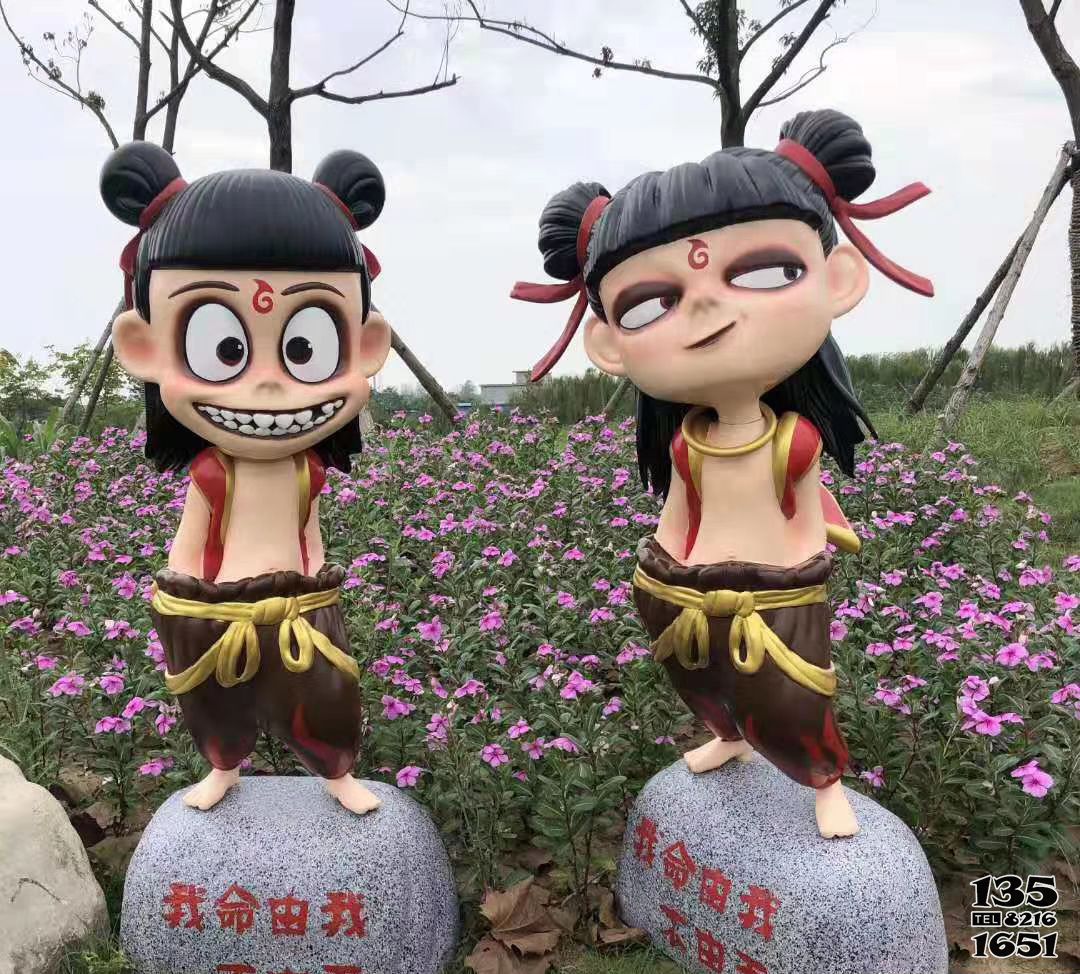 哪吒雕塑-公園廣場玻璃鋼彩繪哪吒卡通人物雕塑 哪吒雕塑-公園廣場玻璃鋼彩繪哪吒卡通人物雕塑