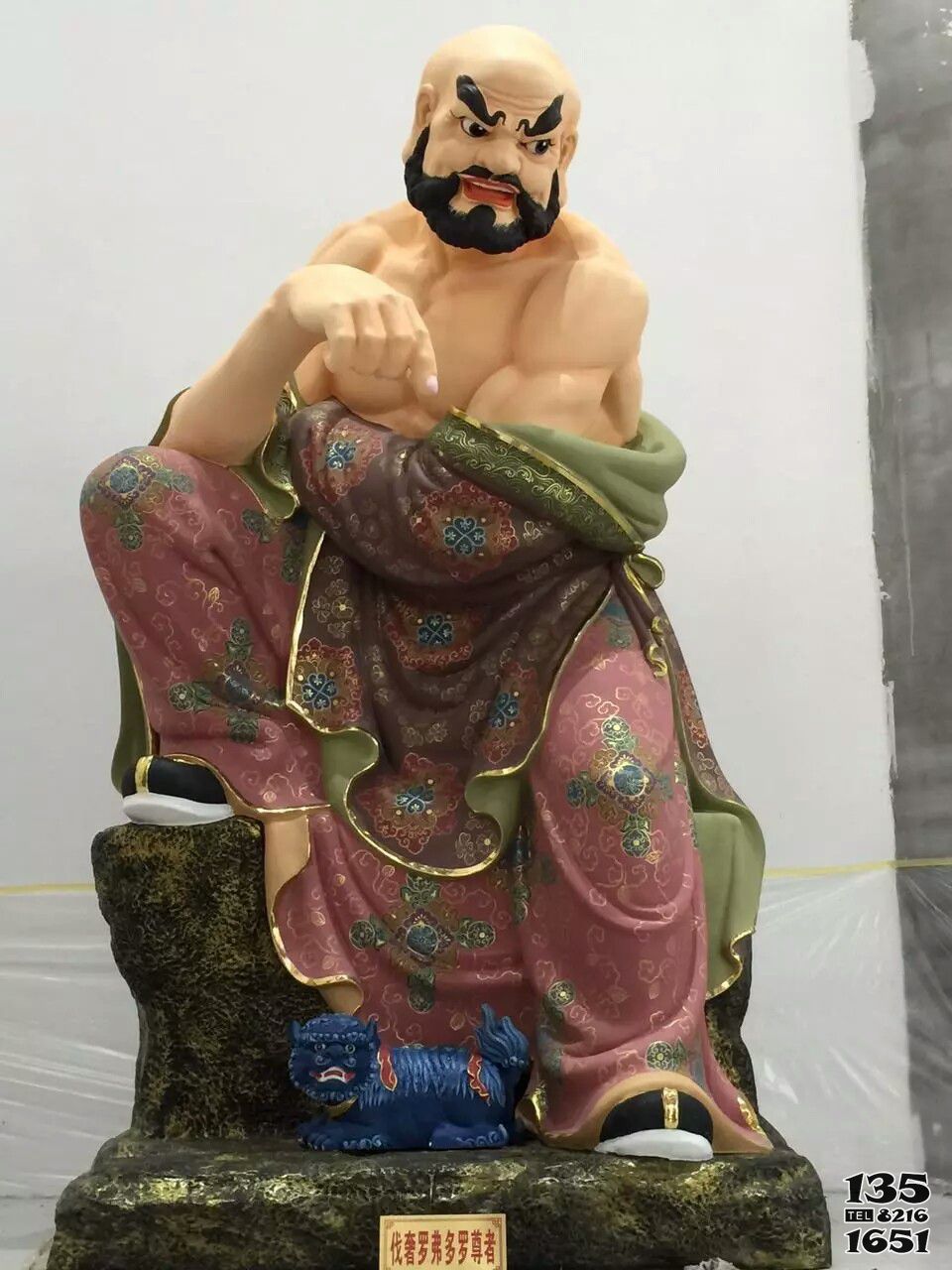 十八羅漢雕塑-寺廟供奉尊者玻璃鋼彩繪十八羅漢雕塑 十八羅漢雕塑-寺廟供奉尊者玻璃鋼彩繪十八羅漢雕塑高清圖片