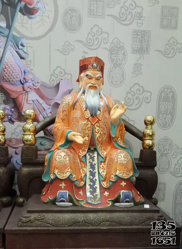 財神雕塑-五路財神之偏財神玻璃鋼樹脂寺廟供奉神佛財神雕塑 財神雕塑-五路財神之偏財神玻璃鋼樹脂寺廟供奉神佛財神雕塑高清圖片