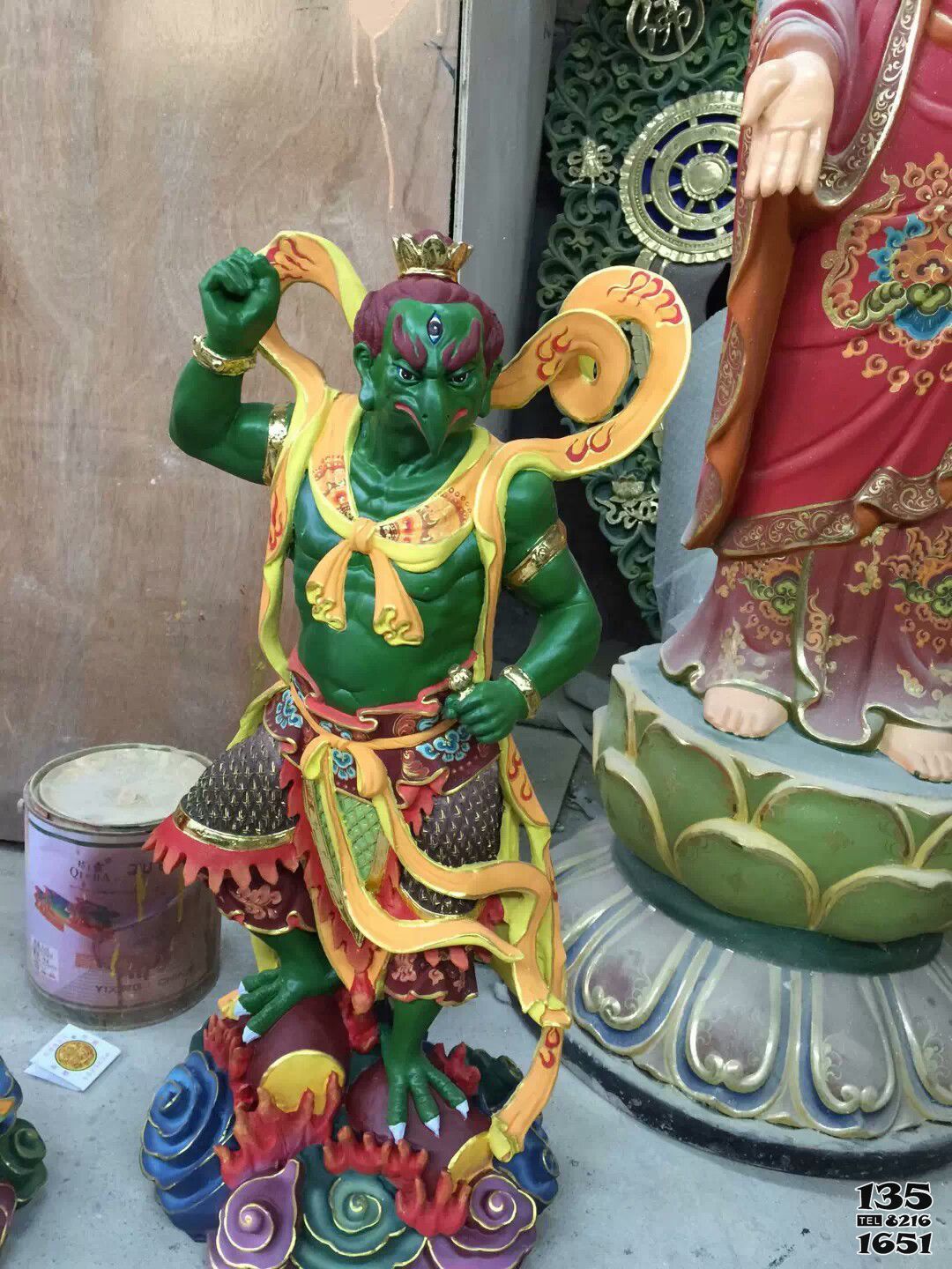 二十四諸天雕塑-寺廟大型樹脂菩薩二十四諸天雕塑 二十四諸天雕塑-寺廟大型樹脂菩薩二十四諸天雕塑高清圖片