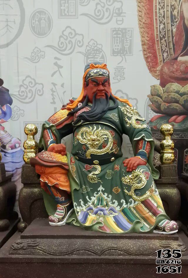 關(guān)公雕塑-玻璃鋼彩繪寺廟關(guān)公雕塑 關(guān)公雕塑-玻璃鋼彩繪寺廟關(guān)公雕塑高清圖片